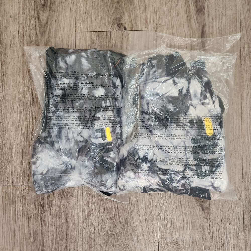 NWT FILA Tie Dye Shorts & Tee Matching Set Size 4 - Picture 4 of 11